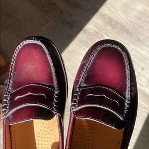 Bass DIANA Women's 9 W Burgundy Loafers